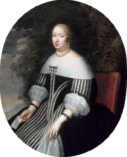 unknow artist Portrait d'Anne d'Autriche oil painting picture